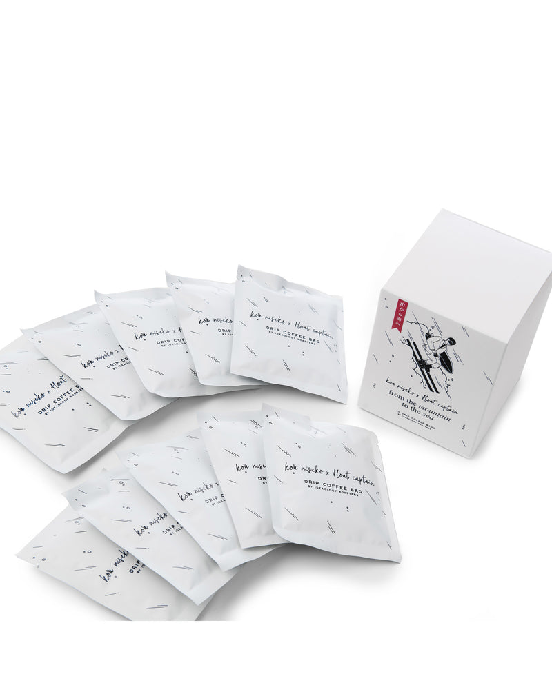 koa niseko x Float captain drip coffee bags