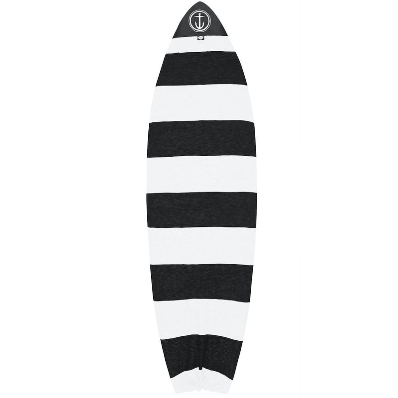 Captain Fin Hybrid Sock Black and White